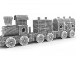 Miniature Train 3D Model