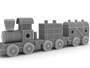 Miniature Train 3D Model