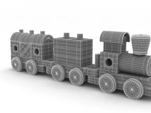 Miniature Train 3D Model