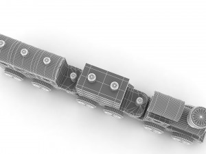 Miniature Train 3D 모델