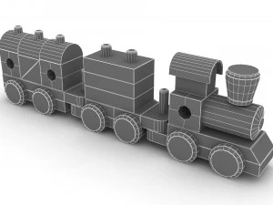 Miniature Train 3D Model