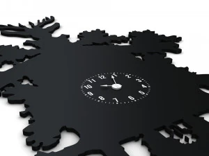 Modern Clock 3D Model