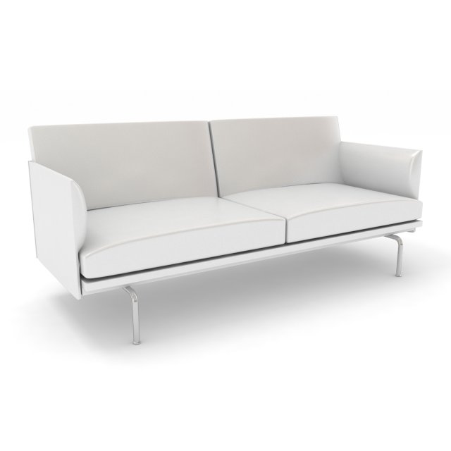 Muuto Outline Sofa 3Dモデル .c4d .max .obj .3ds .fbx .stl .blend 