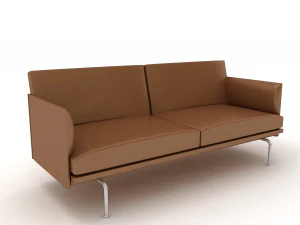 Диван Muuto Outline 2 3D Модель