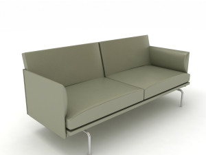 Muuto Outline Sofa 3 3D Model