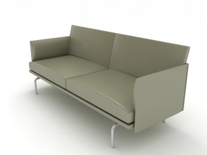Muuto Outline Sofa 3 3D Model