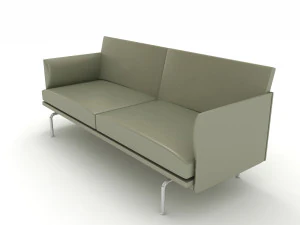 Muuto Outline Sofa 3 3D Model