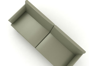 Muuto Outline Sofa 3 3D Model