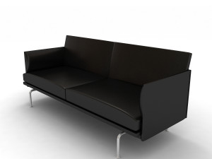Muuto Outline Sofa 3 3D 模型