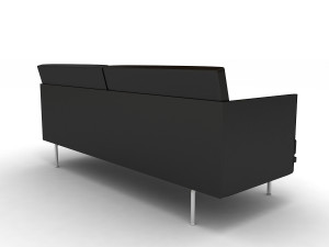 Muuto Outline Sofa 3 3D 模型