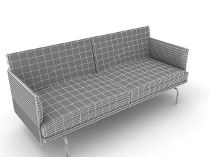 Muuto Outline Sofa 3 3D Model