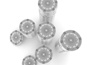 Poker Chips 3D 模型
