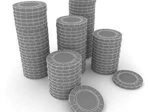 Poker Chips 3D 模型