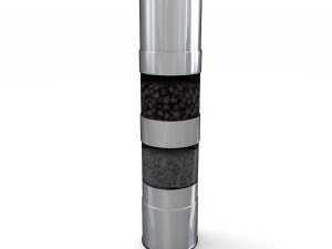 Salt And Pepper Grinder 3D Model