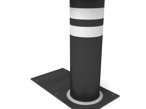 Security Bollard Model 3D