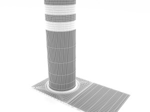 Security Bollard Model 3D