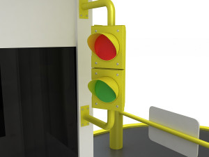 Security Guards Booth 3D 模型