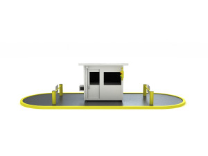 Security Guards Booth 3D 模型