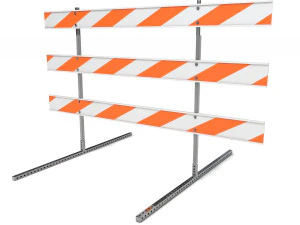 Steel Barricade 3D Model