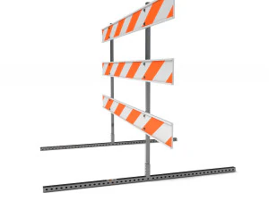 Steel Barricade 3D Model