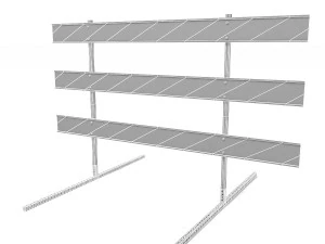 Steel Barricade 3D Model
