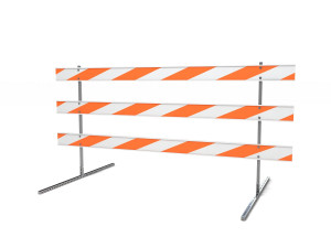 Steel Barricade 2 3D Model