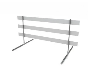 Steel Barricade 2 3D Model