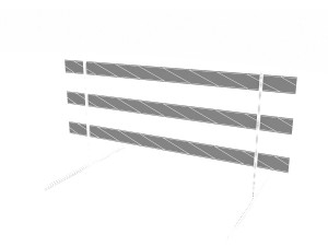Steel Barricade 2 3D Model