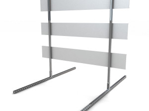 Steel Barricade 3 3D Model