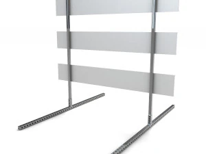 Steel Barricade 3 3D Model
