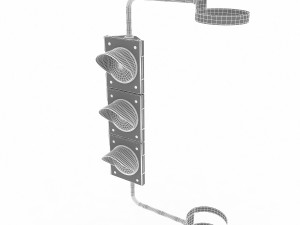 Traffic Light Black 3D-Modell