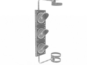 Traffic Light Black 3D-Modell