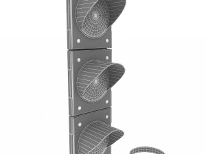 Traffic Light Black 3D Model