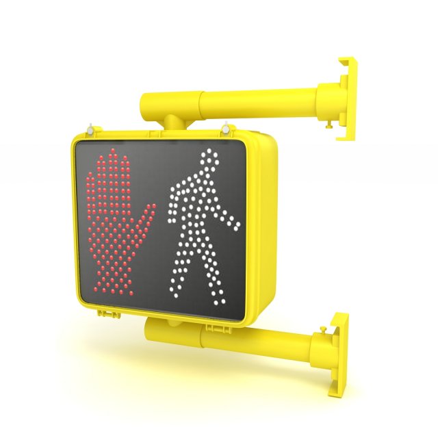 Walk Signal Modello 3D .c4d .max .obj .3ds .fbx .stl .blend 