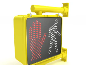 Walk Signal 3D Model