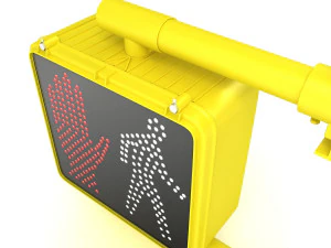 Walk Signal 3D Model