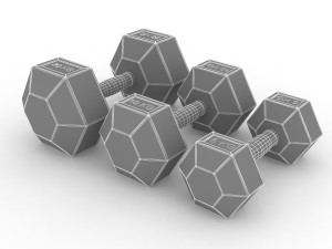 Dumbel Set 3D मॉडल