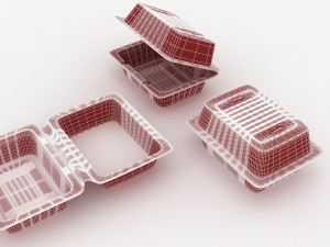 Food Containers 3D 모델