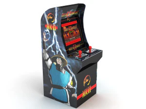 Mortal Kombat 2 Arcade Machine 3D Model