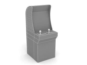 Mortal Kombat 2 Arcade Machine 3D Model