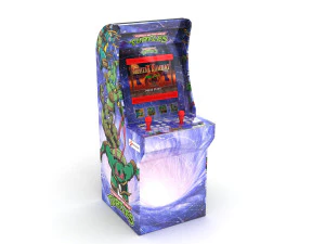 Mortal Kombat 2 Arcade Machine 3D Model