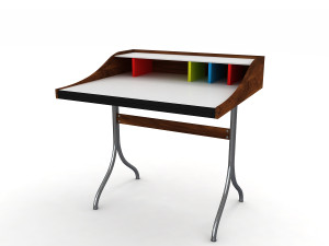 Nelson Swag Leg Desk 3D Model