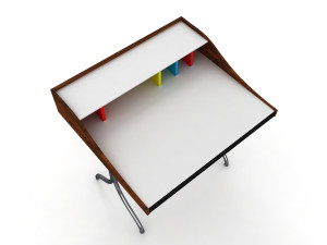 Nelson Swag Leg Desk 3D Model