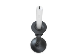 Old candlestick with candle 3D मॉडल