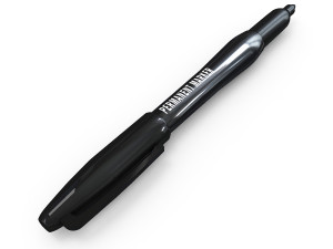 Permanent Marker 3D Model