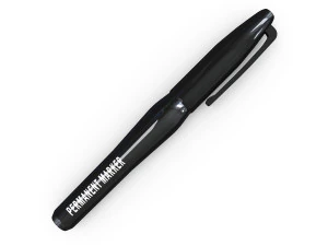 Permanent Marker 3D Model