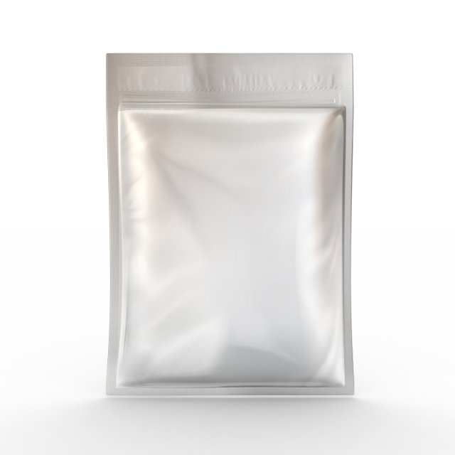 Plastic Pouch v8 3D Модель .c4d .max .obj .3ds .fbx .stl .blend 