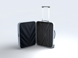 Suitcase Samsonite Velocita Upright 55-20 Modèle 3D