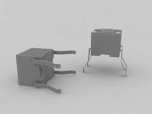 Tactile Push Button 3Dモデル