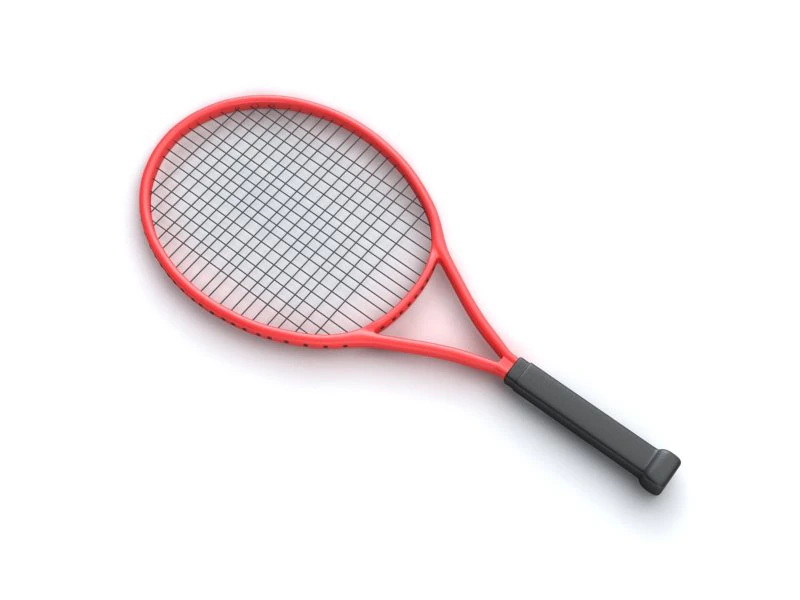 Tennis Racket 3D Model .c4d .max .obj .3ds .fbx .stl .blend 